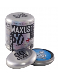 Экстремально тонкие презервативы MAXUS Extreme Thin - 15 шт. - Maxus - купить с доставкой в Краснодаре