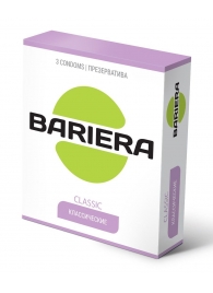 Классические презервативы Bariera Classic - 3 шт. - Bariera - купить с доставкой в Краснодаре