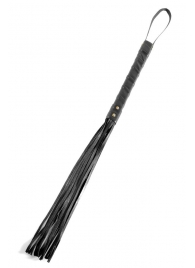 Черная плеть First Time Flogger - 63,5 см. - Pipedream - купить с доставкой в Краснодаре