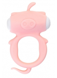 Розовое виброкольцо на пенис Kear - A-toys - в Краснодаре купить с доставкой