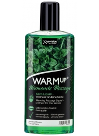 Массажное масло WARMup Mint с ароматом мяты - 150 мл. - Joy Division - купить с доставкой в Краснодаре