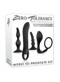 Набор стимуляторов простаты Intro To Prostate Kit - Zero Tolerance - в Краснодаре купить с доставкой