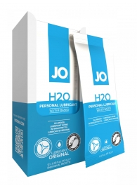 Лубрикант на водной основе JO Personal Lubricant H2O - 12 саше по 10 мл. - System JO - купить с доставкой в Краснодаре