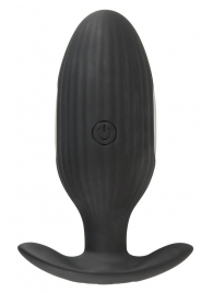 Черная анальная втулка с вибрацией и электростимуляцией Vibrating E-Stim Butt Plug - 9,2 см. - Orion - купить с доставкой #SOTBIT_REGIONS_UF_V_REGION_NAME#