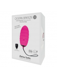 Розовое виброяйцо с пультом ДУ Ocean Breeze 2.0 + LRS - Adrien Lastic