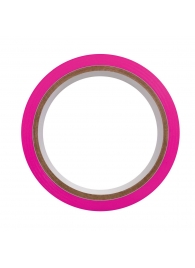 Розовая лента для бондажа Pink Bondage Tape - 20 м. - Evolved - купить с доставкой в Краснодаре