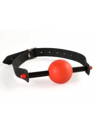 Черный кляп с красным шариком-трензелем - Sitabella - купить с доставкой #SOTBIT_REGIONS_UF_V_REGION_NAME#