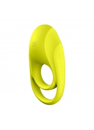 Желтое эрекционное кольцо Spectacular Duo - Satisfyer - в Краснодаре купить с доставкой