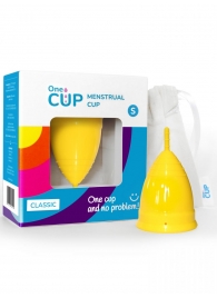 Желтая менструальная чаша OneCUP Classic - размер S - OneCUP - купить с доставкой #SOTBIT_REGIONS_UF_V_REGION_NAME#