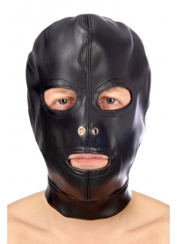 Маска-шлем с прорезями для глаз и рта - Fetish Tentation - купить с доставкой в Краснодаре