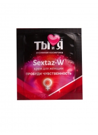 Возбуждающий крем для женщин Sextaz-W в одноразовой упаковке - 1,5 гр. - Биоритм - купить с доставкой в Краснодаре