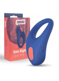 Синее эрекционное кольцо RRRING Date Night Cock Ring - FeelzToys - в Краснодаре купить с доставкой