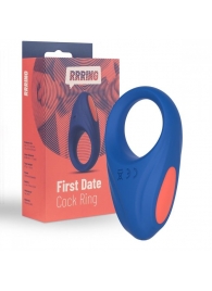 Синее эрекционное кольцо RRRING First Date Cock Ring - FeelzToys - в Краснодаре купить с доставкой