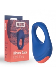 Синее эрекционное кольцо RRRING Dinner Date Cock Ring - FeelzToys - в Краснодаре купить с доставкой