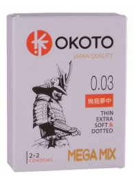 Набор из 4 презервативов OKOTO MegaMIX - Sitabella - купить с доставкой в Краснодаре