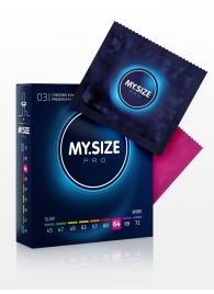 Презервативы MY.SIZE размер 64 - 3 шт. - My.Size - купить с доставкой в Краснодаре