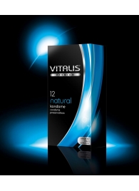 Классические презервативы VITALIS PREMIUM natural - 12 шт. - Vitalis - купить с доставкой в Краснодаре