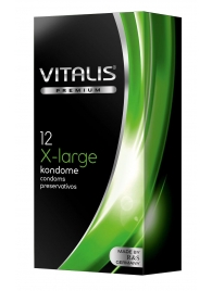 Презервативы увеличенного размера VITALIS PREMIUM x-large - 12 шт. - Vitalis - купить с доставкой в Краснодаре