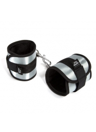 Серо-черные наручники Totally His - Fifty Shades of Grey - купить с доставкой в Краснодаре