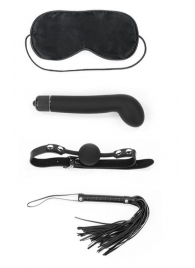 БДСМ-набор Deluxe Bondage Kit: маска, вибратор, кляп, плётка - Lovetoy - купить с доставкой в Краснодаре