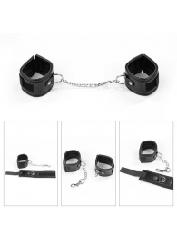 БДСМ-набор Deluxe Bondage Kit: маска, вибратор, наручники, плётка - Lovetoy - купить с доставкой в Краснодаре