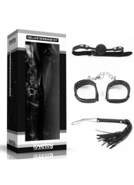 БДСМ-набор Deluxe Bondage Kit: наручники, плеть, кляп-шар - Lovetoy - купить с доставкой в Краснодаре