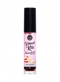 Бальзам для губ Lip Gloss Vibrant Kiss со вкусом попкорна - 6 гр. - Secret Play - купить с доставкой в Краснодаре