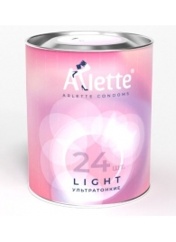 Ультратонкие презервативы Arlette Light - 24 шт. - Arlette - купить с доставкой в Краснодаре