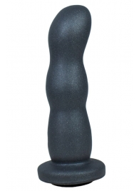 Черная анальная рельефная насадка-фаллоимитатор - 15 см. - LOVETOY (А-Полимер) - купить с доставкой в Краснодаре