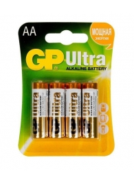 Батарейки алкалиновые GP Ultra Alkaline AA/LR6 - 4 шт. - Элементы питания - купить с доставкой в Краснодаре