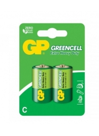 Батарейки солевые GP GreenCell C/R14G - 2 шт. - Элементы питания - купить с доставкой в Краснодаре
