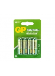 Батарейки солевые GP GreenCell AA/R6G - 4 шт. - Элементы питания - купить с доставкой в Краснодаре