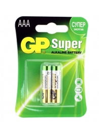 Батарейки алкалиновые GP Super Alkaline ААA/LR03 - 2 шт. - Элементы питания - купить с доставкой в Краснодаре