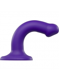 Фиолетовый фаллоимитатор-насадка Strap-On-Me Dildo Dual Density size S - 17 см. - Strap-on-me - купить с доставкой #SOTBIT_REGIONS_UF_V_REGION_NAME#