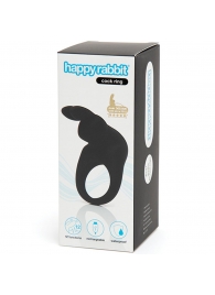 Черное эрекционное виброкольцо Happy Rabbit Rechargeable Rabbit Cock Ring - Happy Rabbit - в Краснодаре купить с доставкой