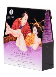 Соль для ванны Lovebath Sensual lotus, превращающая воду в гель - 650 гр. - Shunga - купить с доставкой в Краснодаре