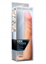 Телесная насадка на пенис Cock Xtender - 17,7 см. - Blush Novelties - в Краснодаре купить с доставкой