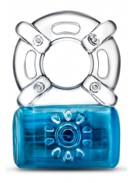 Синее эрекционное виброкольцо One Night Stand Vibrating C-Ring - Blush Novelties - в Краснодаре купить с доставкой