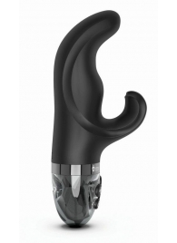 Черный вибратор-кролик с электростимуляцией Hop Hop Bob - 16 см. - MyStim - купить с доставкой в Краснодаре