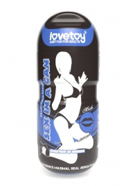 Мастурбатор-ротик с вибрацией Sex In A Can Mouth Lotus Tunnel - Lovetoy - в Краснодаре купить с доставкой