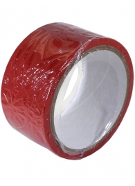 Красный скотч для связывания Bondage Tape - 15 м. - Eroticon - купить с доставкой в Краснодаре