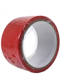 Красный скотч для связывания Bondage Tape - 15 м. - Eroticon - купить с доставкой в Краснодаре