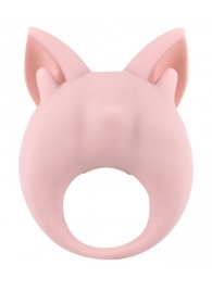 Нежно-розовое перезаряжаемое эрекционное кольцо Kitten Kiki - Lola Games - в Краснодаре купить с доставкой