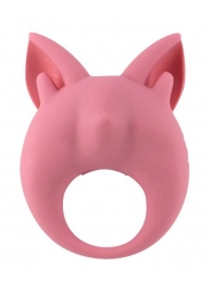Розовое перезаряжаемое эрекционное кольцо Kitten Kiki - Lola Games - в Краснодаре купить с доставкой