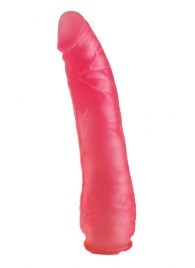 Реалистичная насадка Harness розового цвета - 17 см. - LOVETOY (А-Полимер) - купить с доставкой в Краснодаре