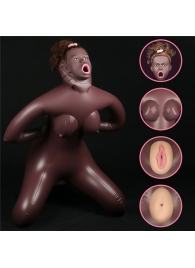 Темнокожая секс-кукла с реалистичными вставками Cowgirl Style Love Doll - Lovetoy - в Краснодаре купить с доставкой