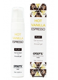 Возбуждающий гель Hot Vanilla Espresso Arousal Gel - 15 мл. - Exsens - купить с доставкой в Краснодаре