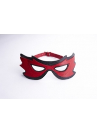 Красно-чёрная маска на глаза с разрезами - Sitabella - купить с доставкой в Краснодаре