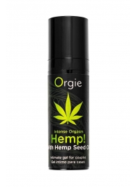 Возбуждающий интимный гель для пар ORGIE Hemp Intense Orgasm - 15 мл. - ORGIE - купить с доставкой в Краснодаре