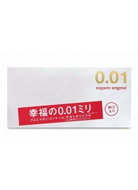 Ультратонкие презервативы Sagami Original 0.01 - 20 шт. - Sagami - купить с доставкой в Краснодаре